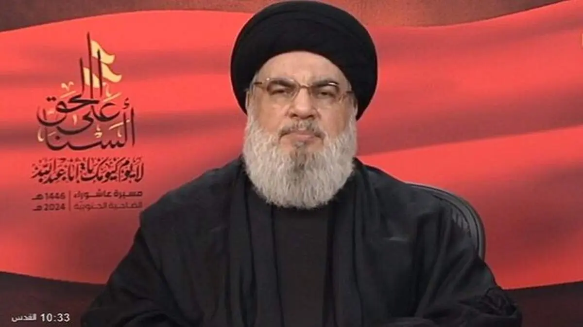 موضع گیری تازه سیدحسن نصرالله درباره نبرد طوفان الاقصی
