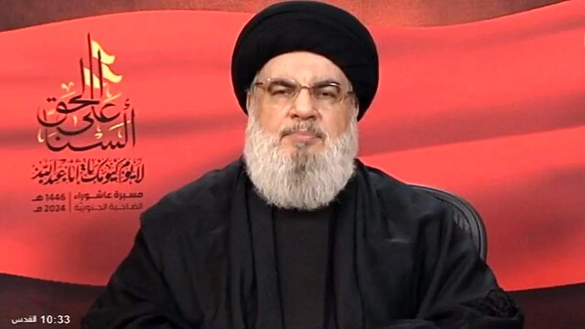 موضع گیری تازه سیدحسن نصرالله درباره نبرد طوفان الاقصی