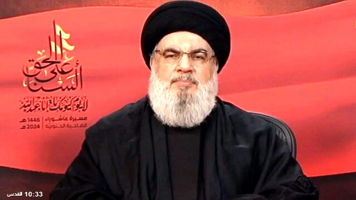 موضع گیری تازه سیدحسن نصرالله درباره نبرد طوفان الاقصی