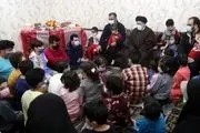 حضور رئیس جمهور در جمع ایتام و کودکان معلول