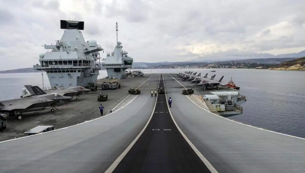 انگلیس یک ناو به مدیترانه اعزام کرد 