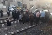 تصادف قطار  در ورامین/ شما مصدومان اعلام شد+عکس