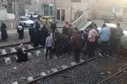 تصادف قطار  در ورامین/ شما مصدومان اعلام شد+عکس