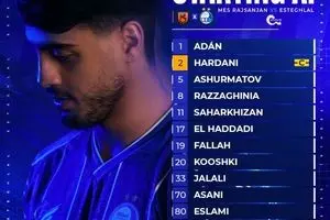  ترکیب استقلال مقابل مس رفسنجان