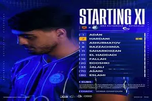 ترکیب استقلال مقابل مس رفسنجان