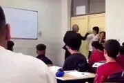 فیلم خبرساز و عجیب از  معلمی که ۳ دانش آموز را زیر چک و لگد و مشت گرفت!