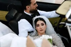 مرجان سلحشوری با لباس عروس/ تصاویر