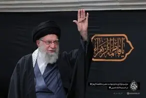 مراسم شام شهادت حضرت زهرا سلام‌الله‌علیها با حضور رهبر انقلاب برگزار شد