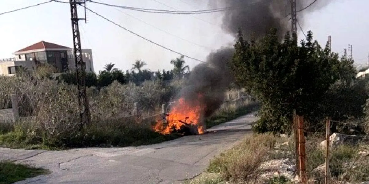 حمله پهپادی اسرائیل به لبنان 