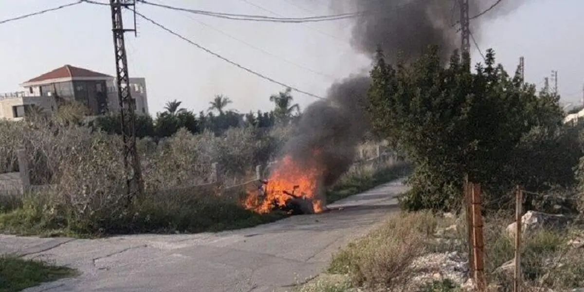حمله پهپادی اسرائیل به لبنان 