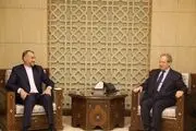 گفتگوی وزیران امور خارجه ایران و سوریه در دمشق