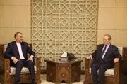 گفتگوی وزیران امور خارجه ایران و سوریه در دمشق