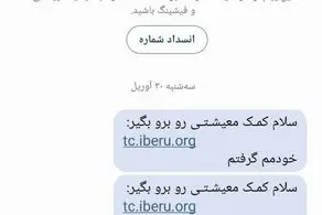  این پیامک ها درباره یارانه کمک معیشتی جعلی است