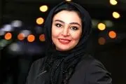 مه‌لقا باقری با لباس عروس قشنگ/ عکس