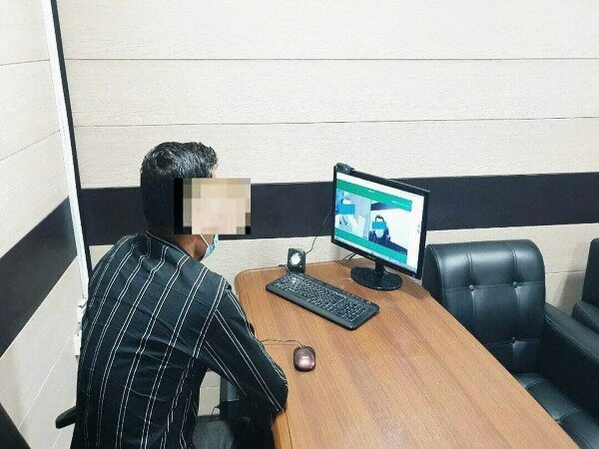 ملاقات تصویری زندانیان با خانوادههایشان/ ببینید
