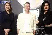 هوتن شکیبا در یک شب کنار سه تن از بازیگران جذاب سینمای ایران؛ پریناز و مهسا و صدف