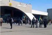 آتش سوزی هولناک در قطار مترو گلشهر کرج 