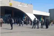  آتش سوزی هولناک در قطار مترو گلشهر کرج 