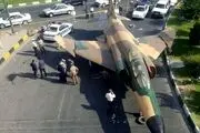 حمل جنگنده F-14 در خیابان‌های تهران! + عکس