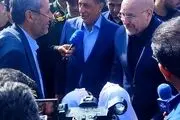 قالیباف در چهلم جانباختگان فاجعه معدنجو به طبس رفت