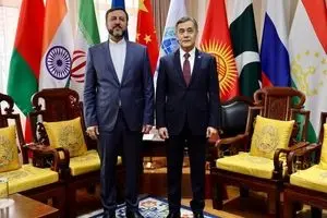 رایزنی دیپلمات ارشد ایرانی با دبیرکل سازمان شانگهای 