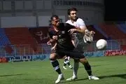 لحظه درگیری بازیکن نساجی و ملوان + فیلم