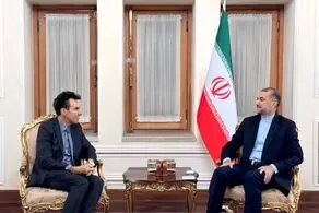 خداحافظی سفیر ایتالیا با امیرعبداللهیان 