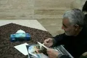 این دختر اشک سردار سلیمانی را درآورد + عکس 