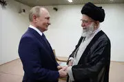 عکس متفاوت و خاص از رهبری و پوتین/ ببینید