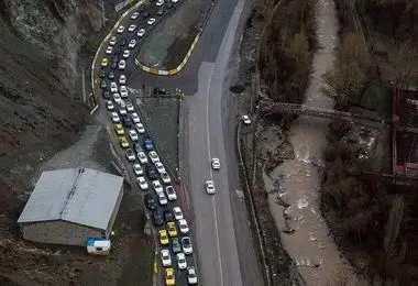 ترافیک بازگشت از شمال سنگین شد