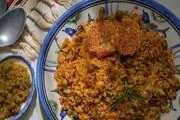 "پلوی نخود فرنگی با مرغ" ، غذایی لذیذ و بهاری