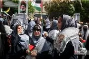 تصاویری از تجمع مردم تهران در میدان فلسطین + ببینید 