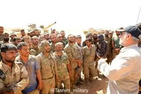 پوشش متفاوت سردار قاآنی در سوریه + ببینید 