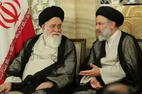 تصویری از علم الهدی در مراسم چهلم ابراهیم رئیسی/ سردار حاجی زاده هم بود