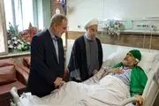 عیادت حسن روحانی از علوی 