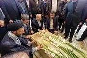 قالیباف بر سر مزار پدر سیدمحمد خاتمی + عکس 