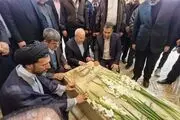 قالیباف بر سر مزار پدر سیدمحمد خاتمی + عکس 