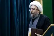 عکس از آملی لاریجانی در یک مراسم ختم + ببینید 