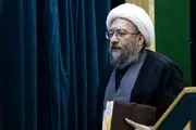 عکس از آملی لاریجانی در یک مراسم ختم + ببینید 