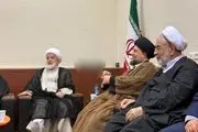 مهدی کروبی با سیدحسن خمینی دیدار کرد