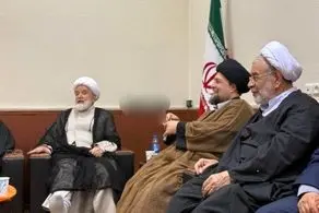 مهدی کروبی با سیدحسن خمینی دیدار کرد