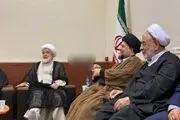 مهدی کروبی با سیدحسن خمینی دیدار کرد