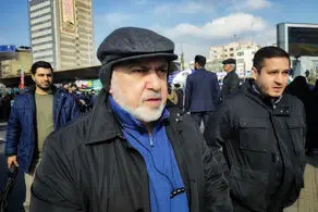 حضور ظریف در راهپیمایی 22 بهمن + عکس 