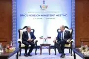 تاکید وزیران خارجه ایران و روسیه بر نقش سازنده بریکس در کاهش حل اختلافات کشورهای منطقه