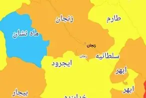 پاک ترین شهرستان استان زنجان از لحاظ کرونا تا 14 فروردین 1400