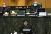 برای دفاع از فاطمی امین رئیسی به مجلس آمد