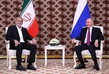کرملین: پزشکیان در دیدار با پوتین، پیامی برای ترامپ نداشته است