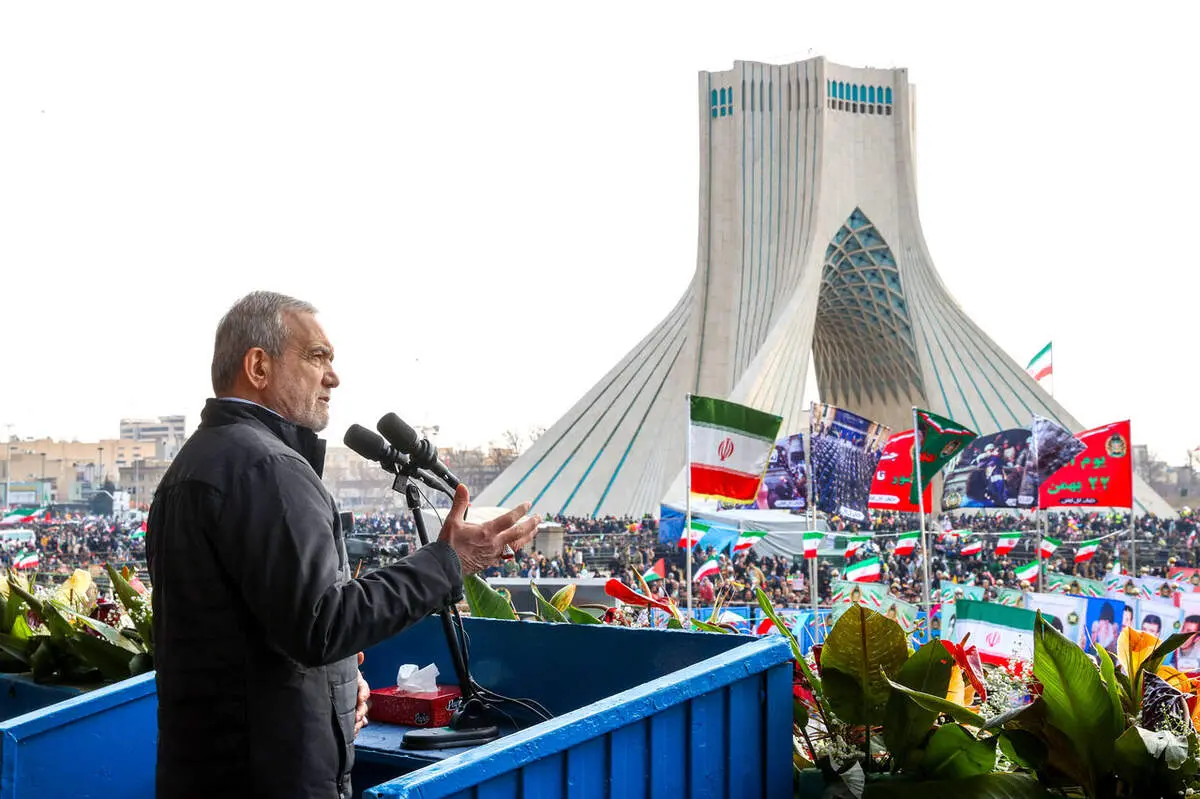  صداوسیما سخنرانی ۲۲ بهمن پزشکیان را سانسور کرد!