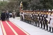 استقبال رسمی رئیسی از «مصطفی الکاظمی» در سعدآباد