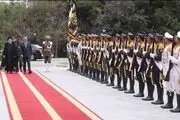 استقبال رسمی رئیسی از «مصطفی الکاظمی» در سعدآباد